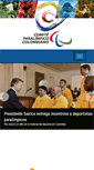 Mobile Screenshot of comiteparalimpicocolombiano.org